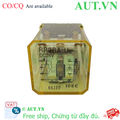 Ảnh của Rơ le công suất IDEC RR2BA-U DC24 8 chân dẹt 10A