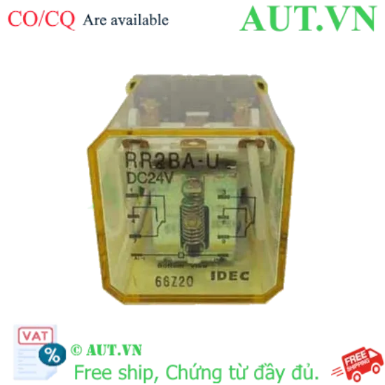 Ảnh của Rơ le công suất IDEC RR2BA-U DC24 8 chân dẹt 10A