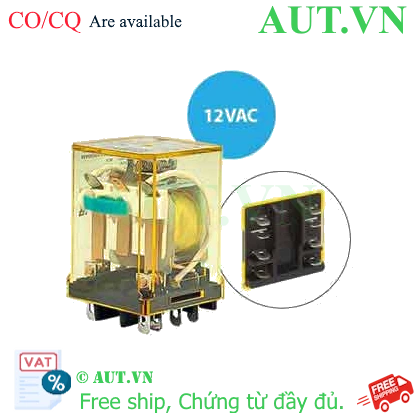 Ảnh của Rơ le công suất IDEC RR2BA-UC AC12 8 chân dẹt 10A