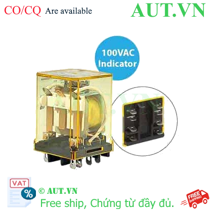 Ảnh của Rơ le công suất IDEC RR2BA-UL AC100 8 chân dẹt 10A
