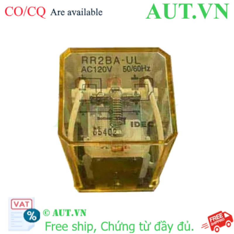 Ảnh của Rơ le công suất IDEC RR2BA-UL AC120 8 chân dẹt 10A