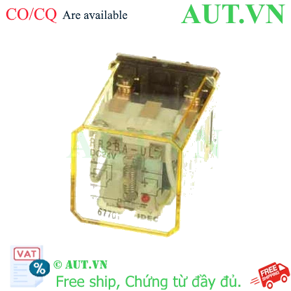 Ảnh của Rơ le công suất IDEC RR2BA-UL DC24 8 chân dẹt 10A