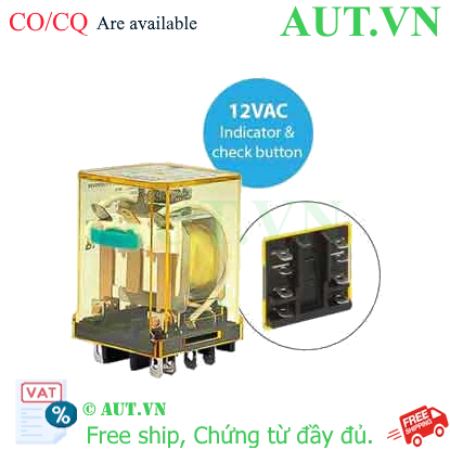 Ảnh của Rơ le công suất IDEC RR2BA-ULC AC12 8 chân dẹt 10A