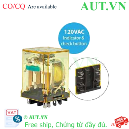 Ảnh của Rơ le công suất IDEC RR2BA-ULC AC120 8 chân dẹt 10A