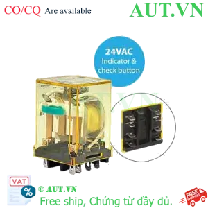 Ảnh của Rơ le công suất IDEC RR2BA-ULC AC24 8 chân dẹt 10A