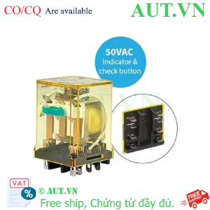 Ảnh của Rơ le công suất IDEC RR2BA-ULC AC50 8 chân dẹt 10A