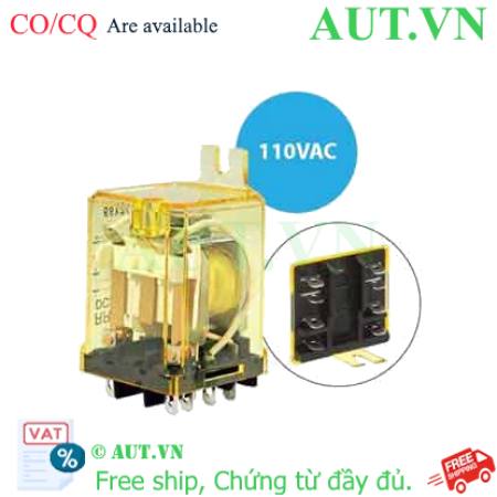 Ảnh của Rơ le công suất IDEC RR2BA-US AC110 8 chân dẹt 10A