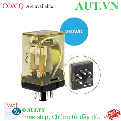 Ảnh của Rơ le công suất IDEC RR2P-U AC230 8 chân tròn 10A