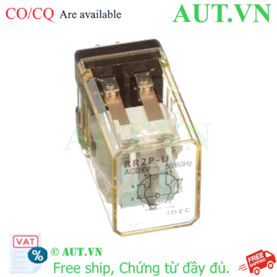 Ảnh của Rơ le công suất IDEC RR2P-U AC24 8 chân tròn 10A