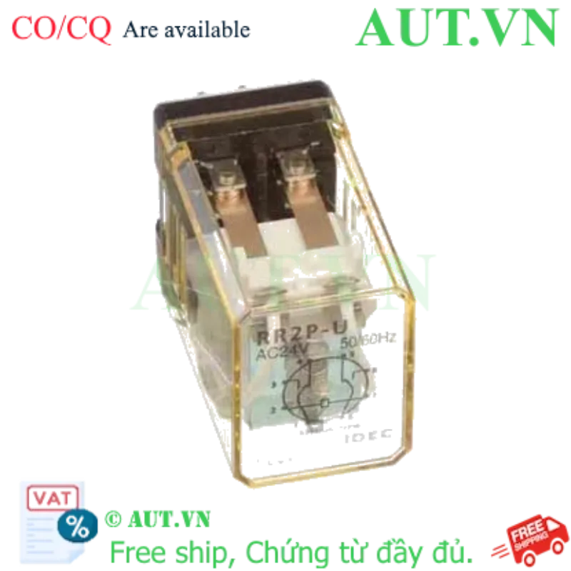 Ảnh của Rơ le công suất IDEC RR2P-U AC24 8 chân tròn 10A
