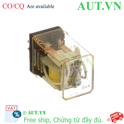 Ảnh của Rơ le công suất IDEC RR2P-U DC6 8 chân tròn 10A