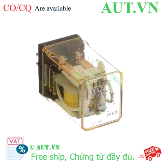Ảnh của Rơ le công suất IDEC RR2P-U DC6 8 chân tròn 10A