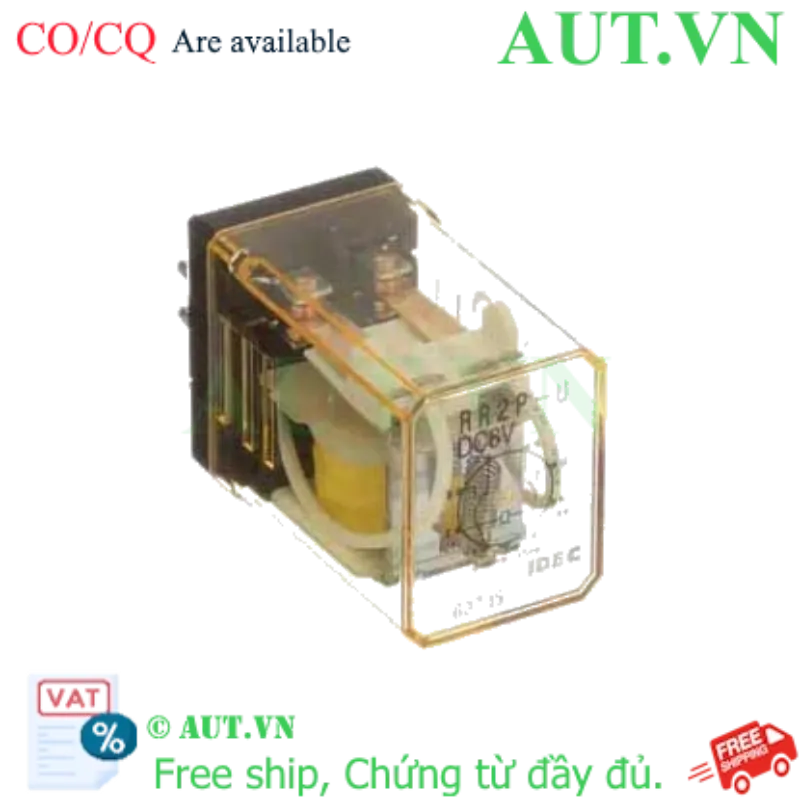 Ảnh của Rơ le công suất IDEC RR2P-U DC6 8 chân tròn 10A