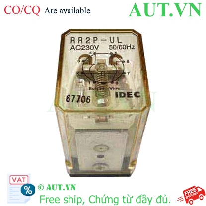 Ảnh của Rơ le công suất IDEC RR2P-UL AC230 8 chân tròn 10A
