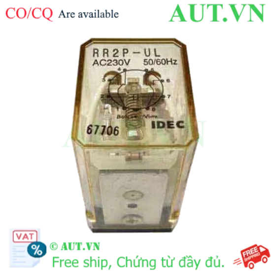 Ảnh của Rơ le công suất IDEC RR2P-UL AC230 8 chân tròn 10A