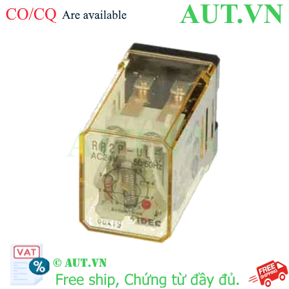 Ảnh của Rơ le công suất IDEC RR2P-UL AC24 8 chân tròn 10A