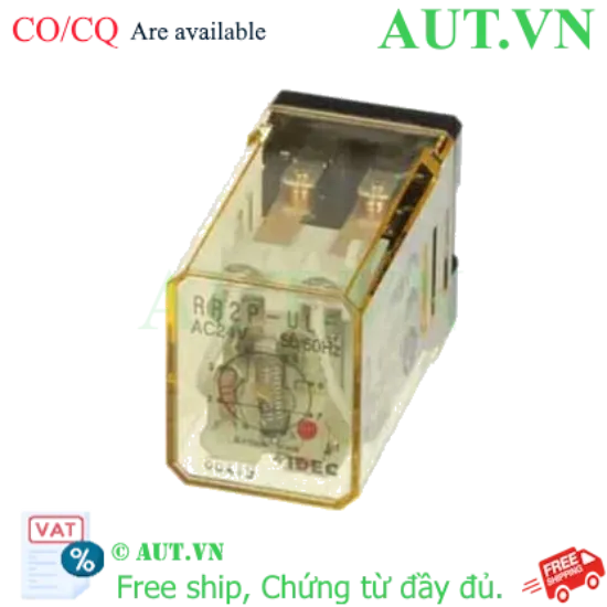 Ảnh của Rơ le công suất IDEC RR2P-UL AC24 8 chân tròn 10A