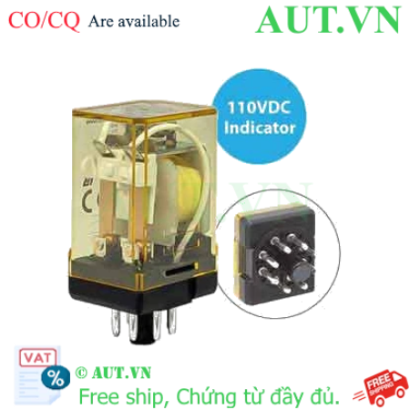 Ảnh của Rơ le công suất IDEC RR2P-UL DC110 8 chân tròn 10A