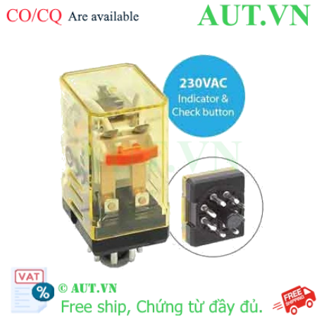 Ảnh của Rơ le công suất IDEC RR2P-ULC AC230 8 chân tròn 10A