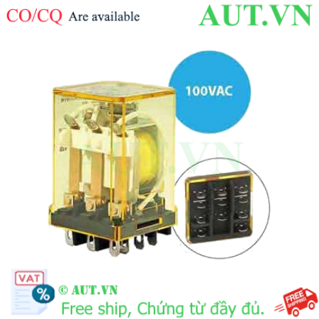 Ảnh của Rơ le công suất IDEC RR3B-U AC100 11 chân dẹt 10A