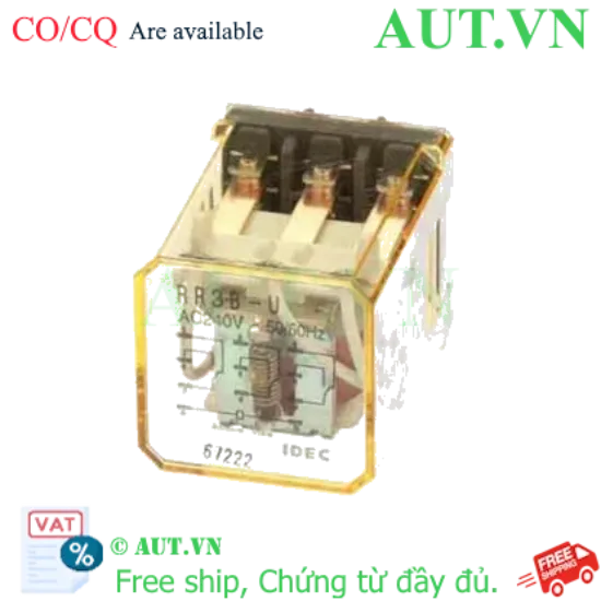 Ảnh của Rơ le công suất IDEC RR3B-U AC240 11 chân dẹt 10A