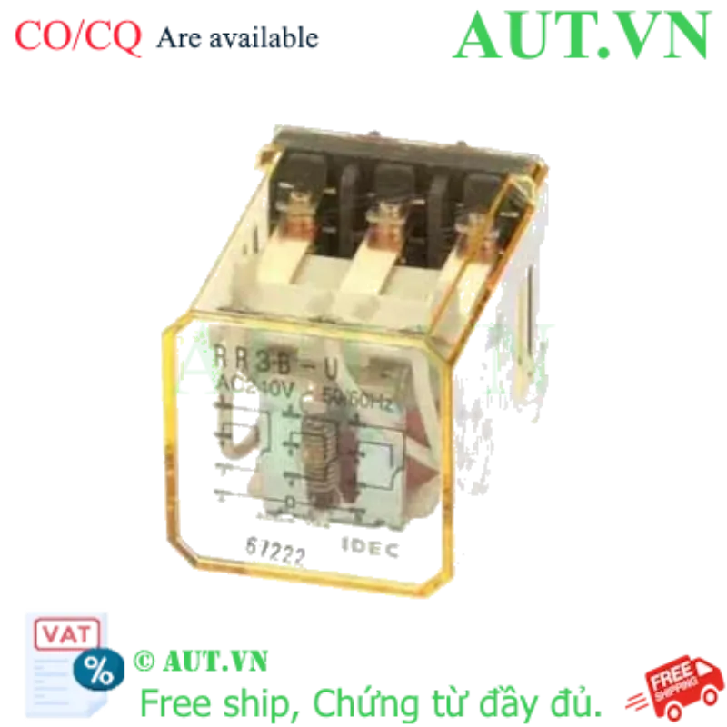 Ảnh của Rơ le công suất IDEC RR3B-U AC240 11 chân dẹt 10A