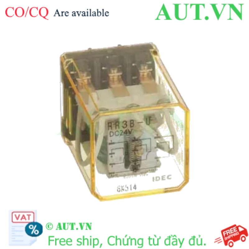 Ảnh của Rơ le công suất IDEC RR3B-U DC24 11 chân dẹt 10A