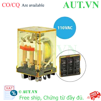 Ảnh của Rơ le công suất IDEC RR3B-UC AC110 11 chân dẹt 10A