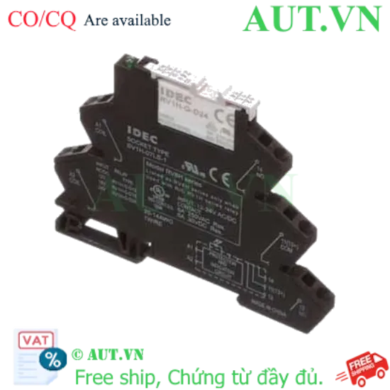 Ảnh của Rơ le IDEC RV8H-S-AD24 24VAC/DC 6A 5 chân tròn