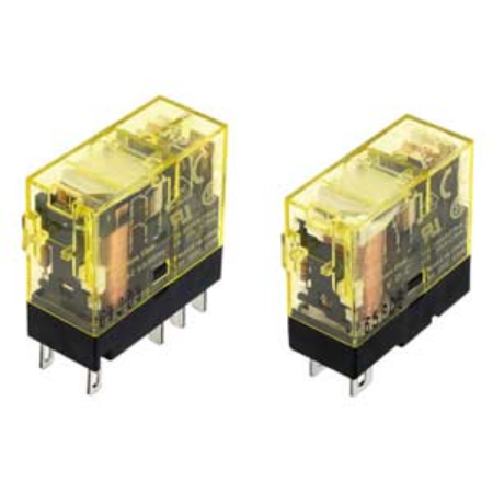 Ảnh của Rơ le nguồn dạng chân cắm (tiếp điểm đôi) IDEC RJ22S-C-D6 