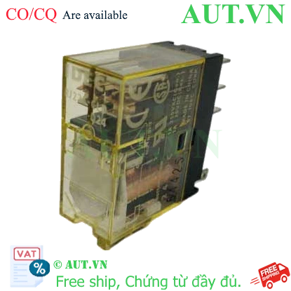 Ảnh của Rơ le nguồn dạng chân cắm (tiếp điểm đôi) IDEC RJ22S-CLD-D24 