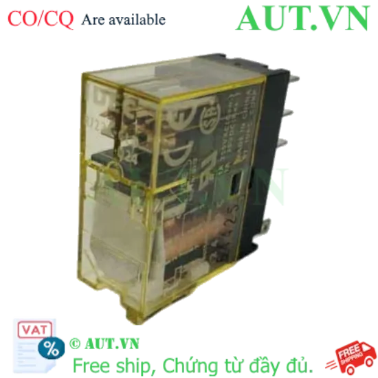 Ảnh của Rơ le nguồn dạng chân cắm (tiếp điểm đôi) IDEC RJ22S-CLD-D24 