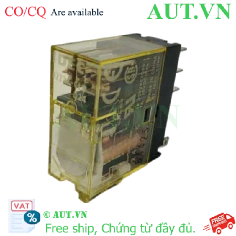 Ảnh của Rơ le nguồn dạng chân cắm (tiếp điểm đôi) IDEC RJ22S-CLD-D24 