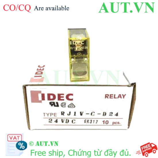 Ảnh của Rơ le trung gian IDEC RJ1V-C-D24 