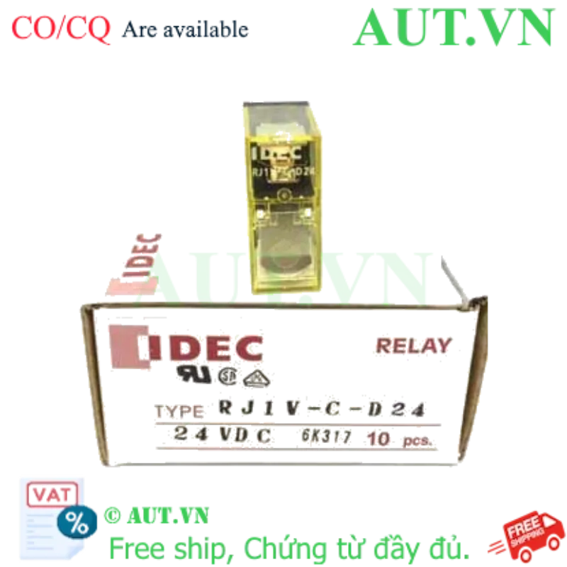 Ảnh của Rơ le trung gian IDEC RJ1V-C-D24 