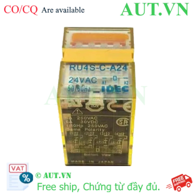 Ảnh của Rơ le trung gian IDEC RU4S-C-A24 