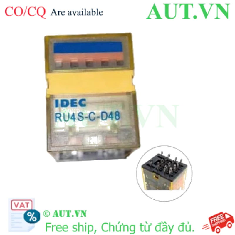 Ảnh của Rơ le trung gian IDEC RU4S-C-D48 