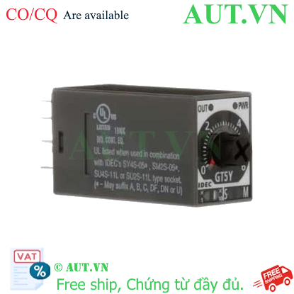 Ảnh của Time relays IDEC GT5Y-2SN6A100 - 60h, DPDT, 8 chân dẹt