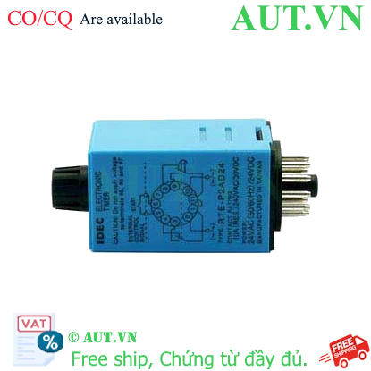 Ảnh của Time Relays IDEC RTE-P2AD24 600h, 11 chân tròn, nguồn 24V