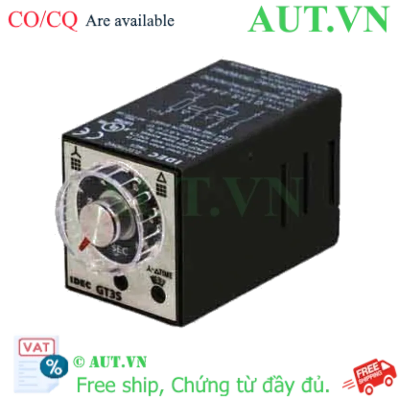 Ảnh của Timer GT3S-2AF20 IDEC 8 chân tròn, mới, giá tốt; hỗ trợ bảo hành