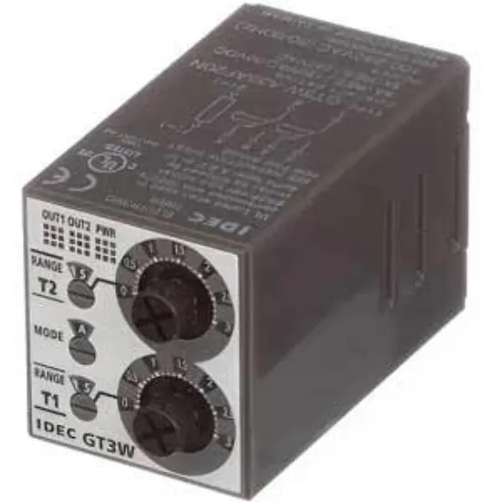Ảnh của Timer kép GT3W-A33AF20N Idec 100-240VAC, 300h, 8 chân tròn