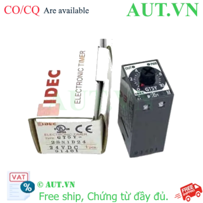 Ảnh của Timers GT5Y-2SN1D24 IDEC ON-Delay, kích thước nhỏ, 8 chân dẹt