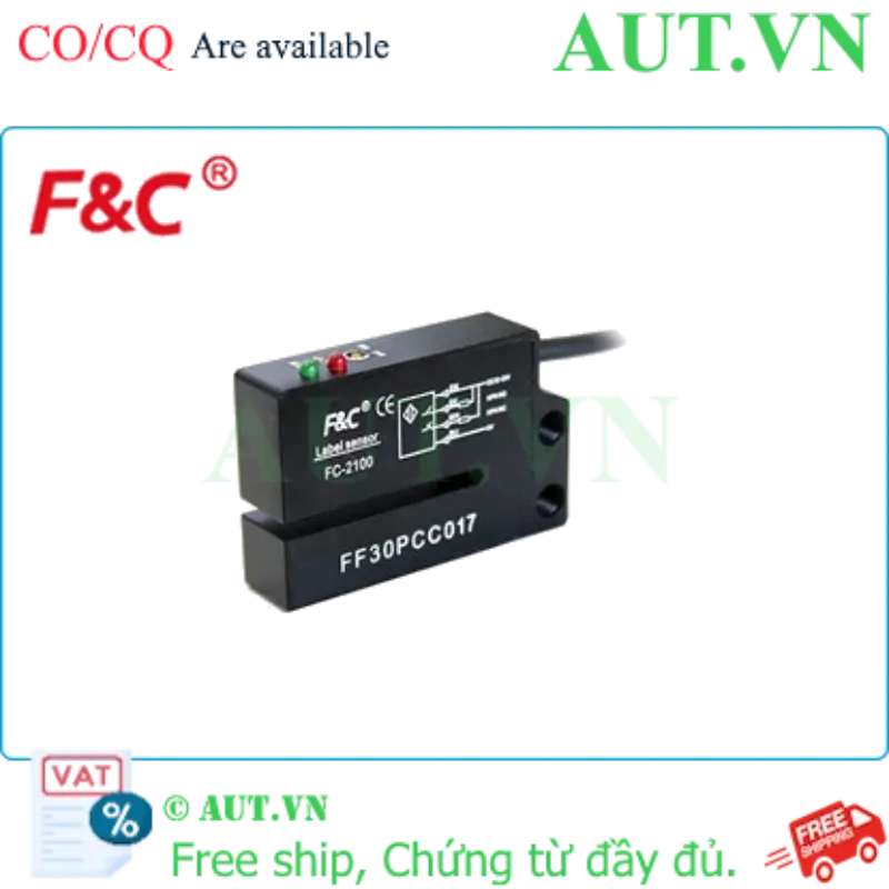 Ảnh của Cảm biến nhãn dán F&C FC-2100 chính hãng - AUT VN