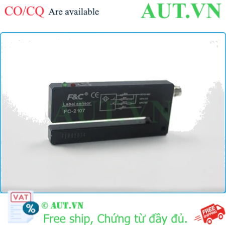 Ảnh của Cảm biến nhãn dán F&C FC-2107P/D – Cảm biến quang dạng khe chính hãng