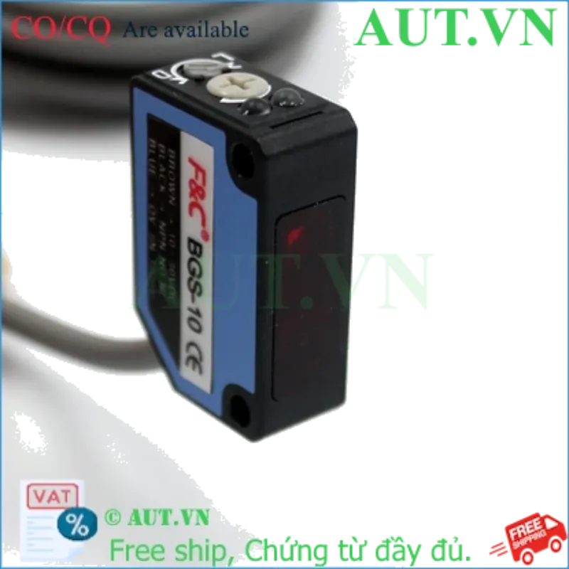 Ảnh của Cảm Biến Quang Điện F&C BGS-10 NPN - Chống Nhiễu Nền Hiệu Quả | AUT VN