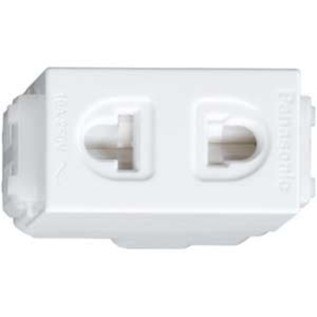 Ảnh của Ổ cắm đơn 2 chấu Panasonic WEV1081-7SW 16A Chính hãng