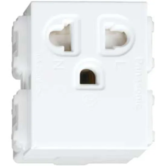 Ảnh của Ổ cắm đơn 3 chấu Panasonic WEV1181-7SW - Chính hãng, An toàn
