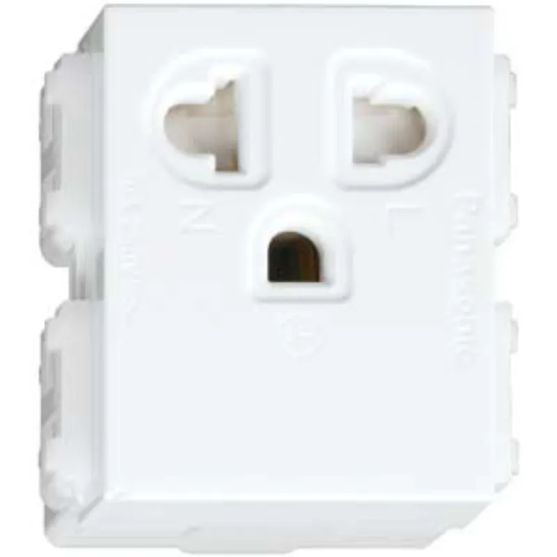 Ảnh của Ổ cắm đơn 3 chấu Panasonic WEV1181-7SW - Chính hãng, An toàn