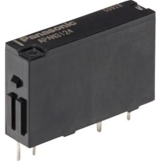 Ảnh của Rơ le trung gian Panasonic APAN3124 24VDC 5A - Siêu mỏng, 4 chân PCB, Tiết kiệm không gian