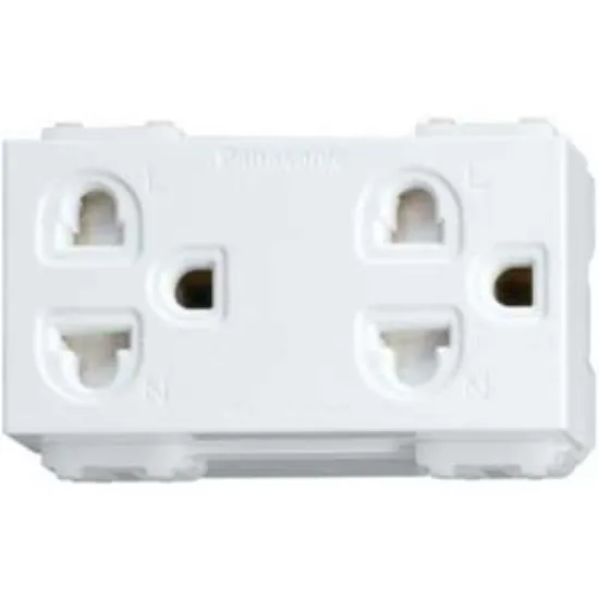 Ảnh của Ổ cắm đa năng 3 chấu Panasonic WEV1582-7SW Wide Series